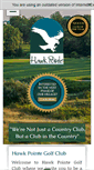 Mobile Screenshot of hawkpointegolf.com